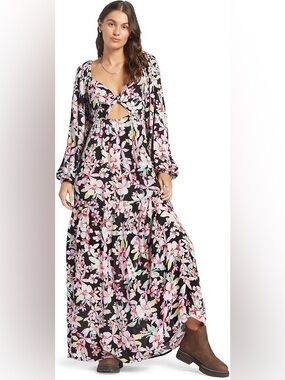 Roxy On Holiday Floral Maxi Dress